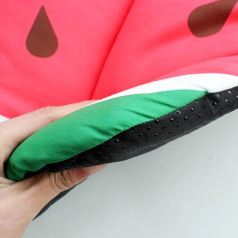 new Dog Cooling Bed Watermelon Avocado Design Mat Soft Cushion for Small Pets