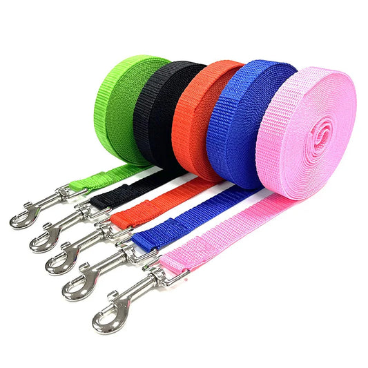 Nylon Dog Training Leashes Walking Pet Leash Long Lanyard Traction Rope for Small Large Dogs Lead Item
